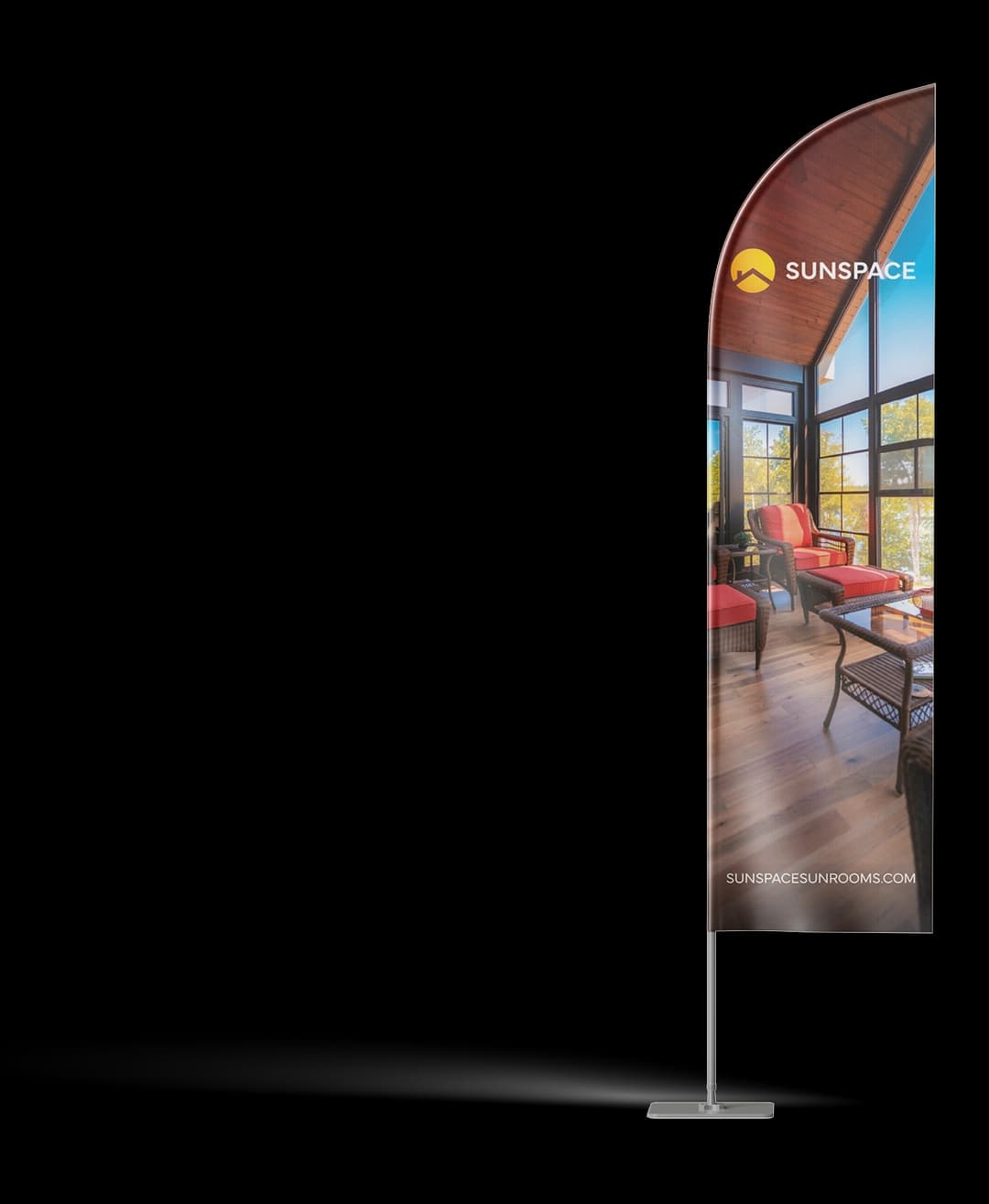 Beach Flag Walls Under — Single side print