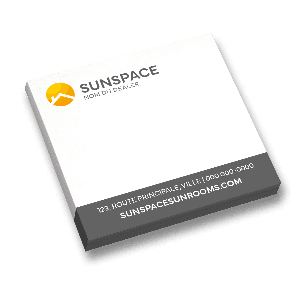 3" x 3" Post-it® - 25 sheets custom (250)