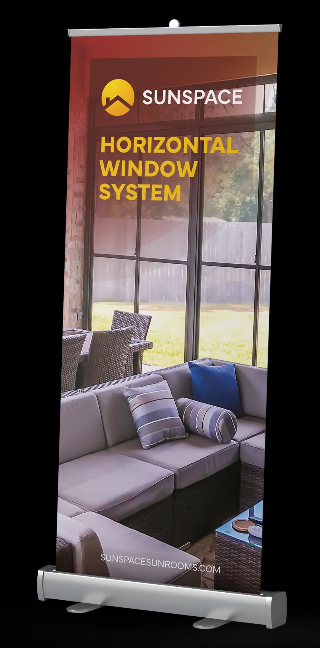 Pop-Up Banner Horizontal Window System